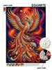 New Pearl Painting Red Phoenix Theme Frameless DIY Diamond Painting Kit, Suitable For Bedroom Decor, Living Room Wall Art, Room Decoration, Artwork