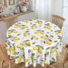 1 Piece Of Lemon Branch Patterned Circular Tablecloth, Vintage Bohemian Floral Tablecloth, Farmhouse Style, Home Dining Terrace Decoration, Home, Kitchen Dining, Dining, Home Kitchen Accessories, Courtyard Decoration.