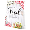 BBQ Baby Shower Tabletop Sign, Food Please Enjoy, Include One 8*11 Sign With Holder, Backyard Gender Reveal Party Decoration Supplies - FL39